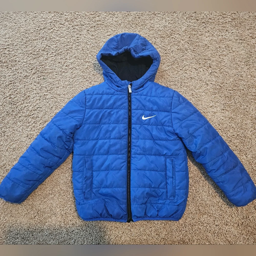 Nike Boys Blue Puffer Jacket